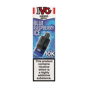 IVG Nexio Prefilled Pods in Blue-Raspberry-Ice flavour, designed for a convenient and easy vaping experience.